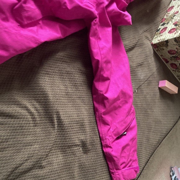 Pink and purple North face coat two pieces zip up with zipper pockets - Picture 6 of 16